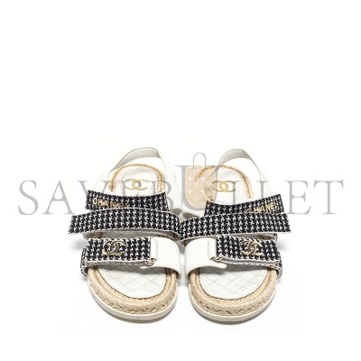 CHANEL SANDALS HEMP ROPE SOLE SHEEPSKIN 2022 NEW STYLE 